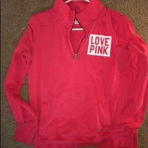 pink sweatshirt